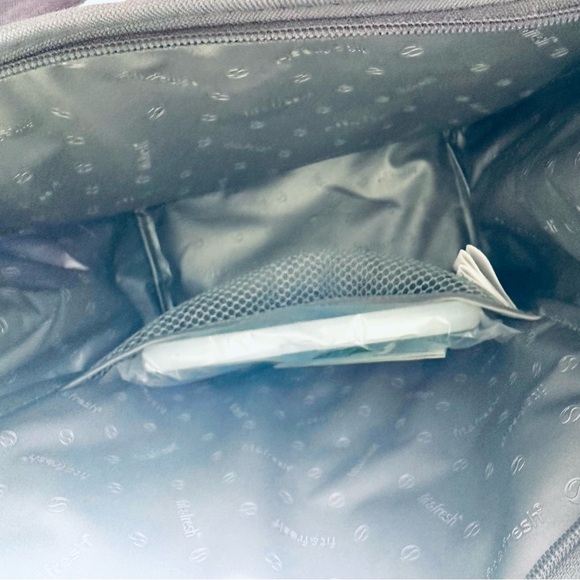 Fit & Fresh Pink Teardrop Ikat insulated Lunch Bag - Picture 12 of 16